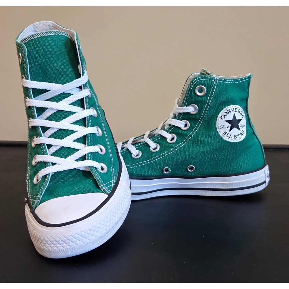Mens 4 / Womens 6 - Converse Chuck Taylor All Star High Top - Green Canvas